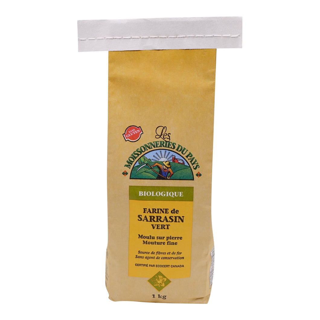 Organic green buckwheat flour 1 kg