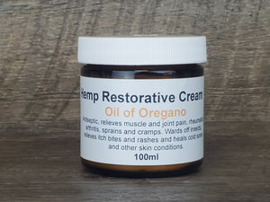 Hemp Restorative Cream, Oil of Oregano